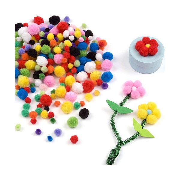 Mini ciucurei pom-pom - Baker Ross