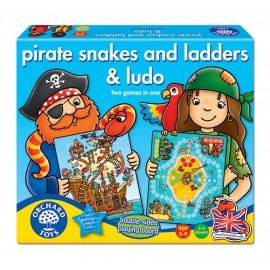 Joc de societate Piratii PIRATE SNAKES AND LADDERS & LUDO
