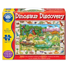 Puzzle in limba engleza Lumea dinozaurilor (150 piese) DINOSAUR DISCOVERY ookee.ro