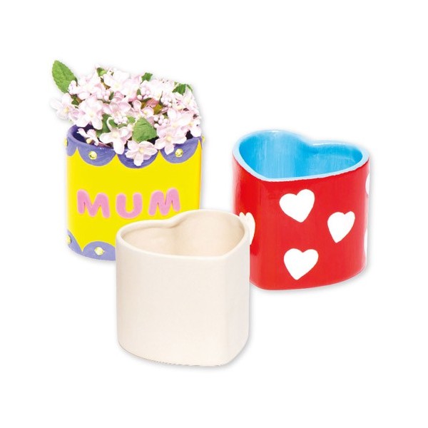 Ghivece in forma de inimioare - Baker Ross