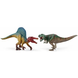 Figurine schleich set figurine spinosaurus si trex sl41455 ookee.ro
