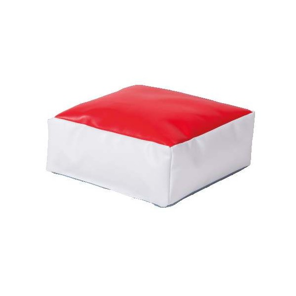 Puf rosu Powder Cube - Novum