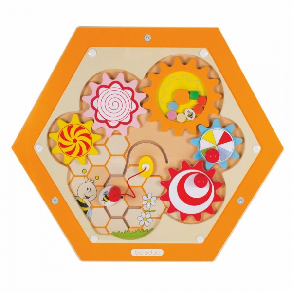 Aplicatie de perete Albinutele se joaca - Beleduc