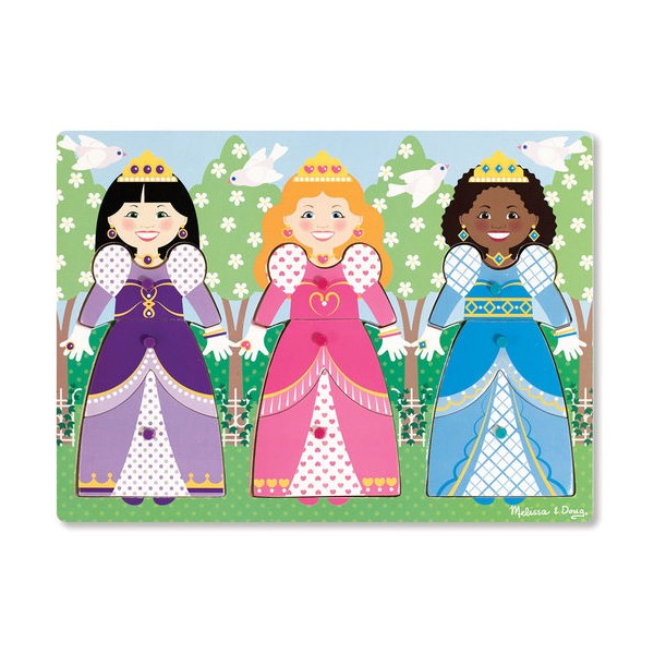 Puzzle din lemn Imbraca Printese