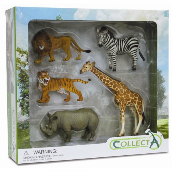 Set 5 figurine- Animale salbatice