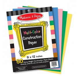 Melissa&Doug - Hartie Multicolora Pentru Proiecte De Lucru Manual imagine