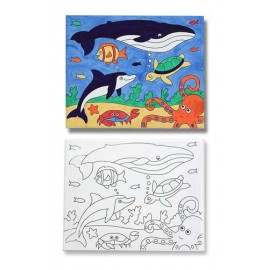 Melissa & Doug – Pictura pe panza (canvas) Peisaj marin (canvas) imagine noua responsabilitatesociala.ro