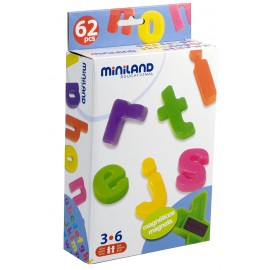 Miniland - Litere Mici Magnetice 62 imagine