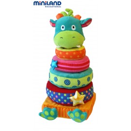 Miniland – Piramida pentru bebelusi Dragy MINILAND imagine noua